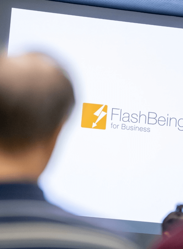 FlashBeing logo presentazione